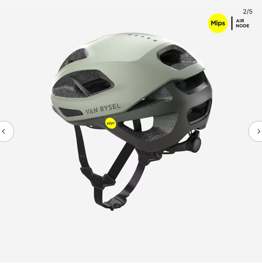 Van Rysel Casco RCR Mips Khaki