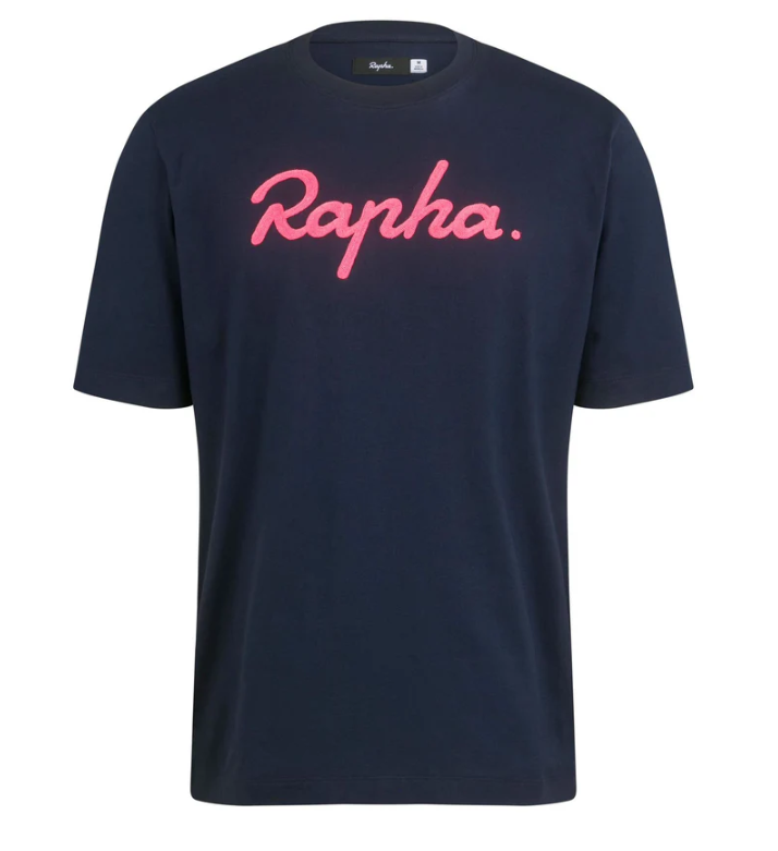 T-Shirt Logo Rosa Rapha Hombre M
