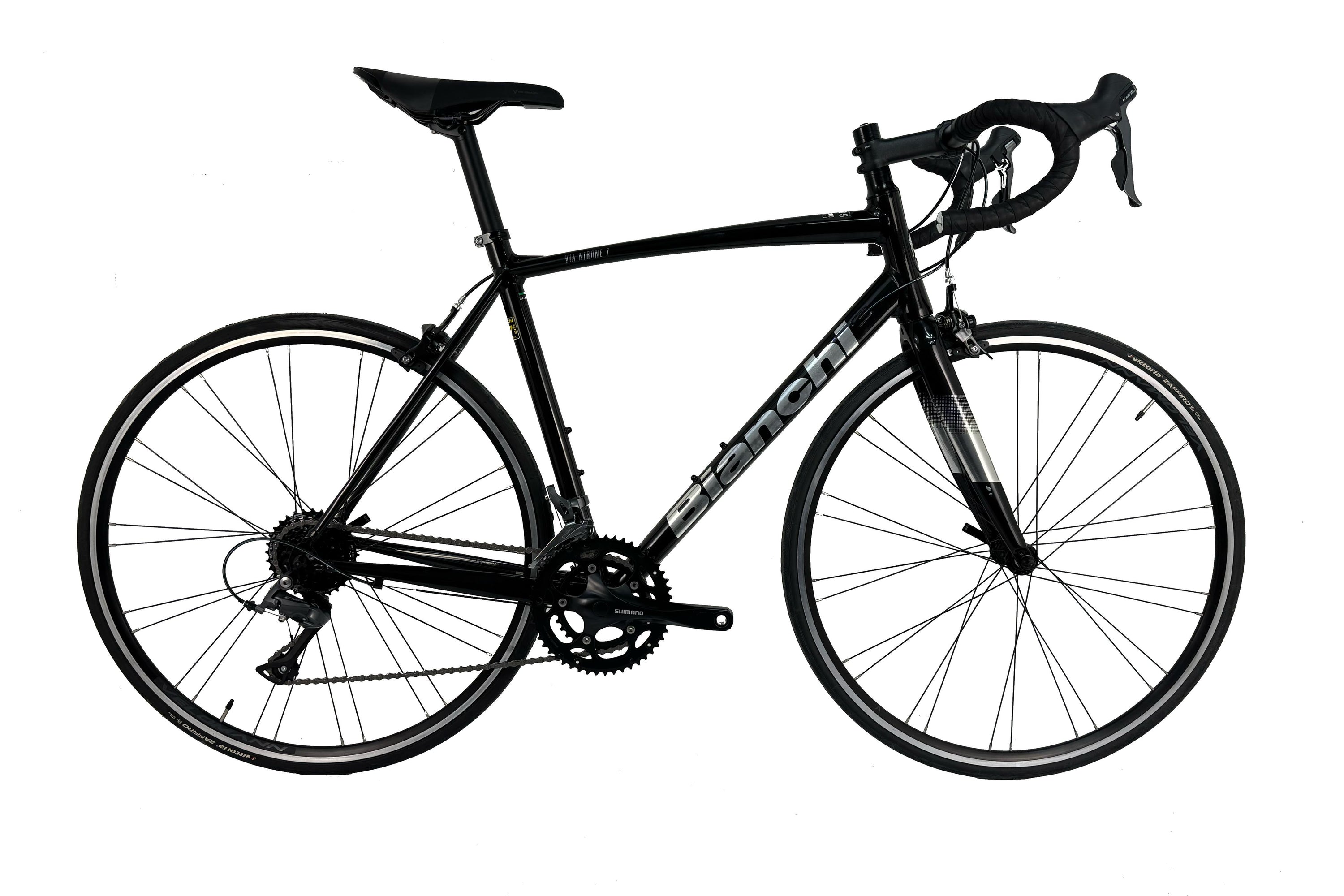 Bianchi Via Nirone 7 Claris 2023 Talla 57 Negra *Cero Kilómetros*