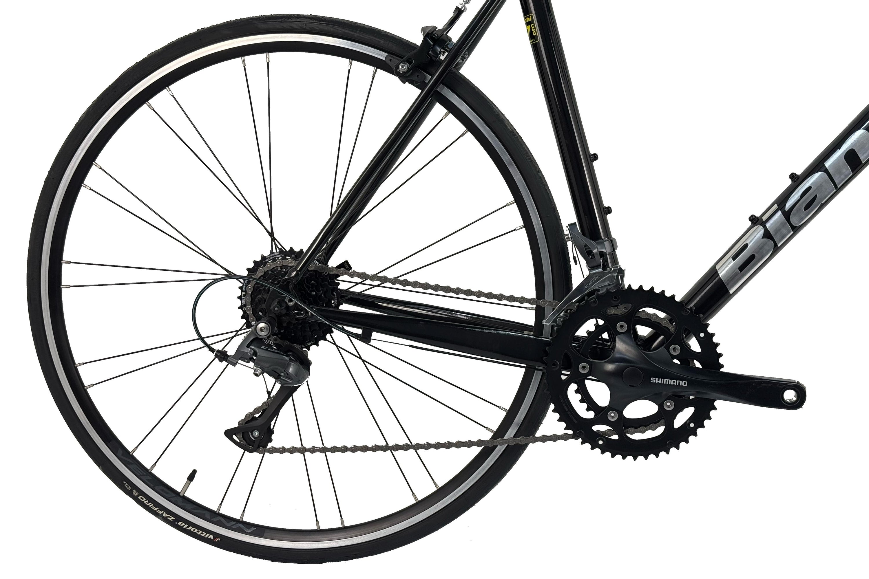 Bianchi Via Nirone 7 Claris 2023 Talla 57 Negra *Cero Kilómetros*
