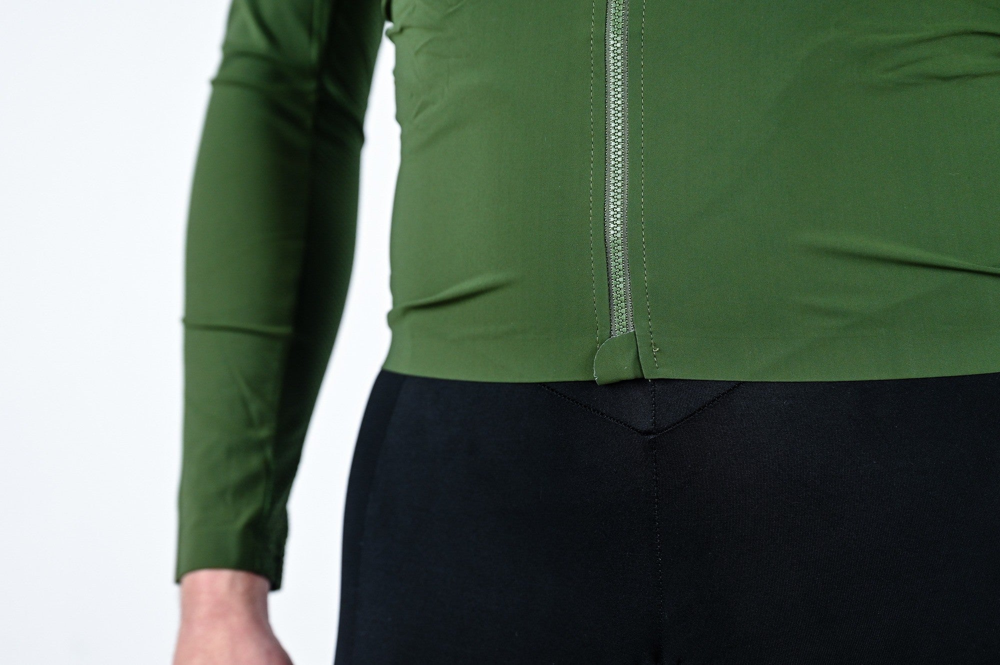Jersey Velominata Verde Manga Larga