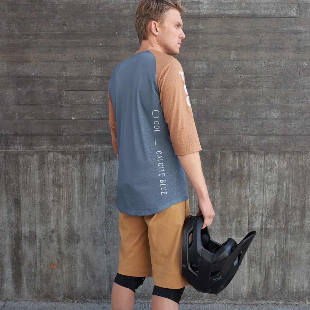 MTB Pure ¾ Jersey Poc Calcite Blue/Aragonite Brown