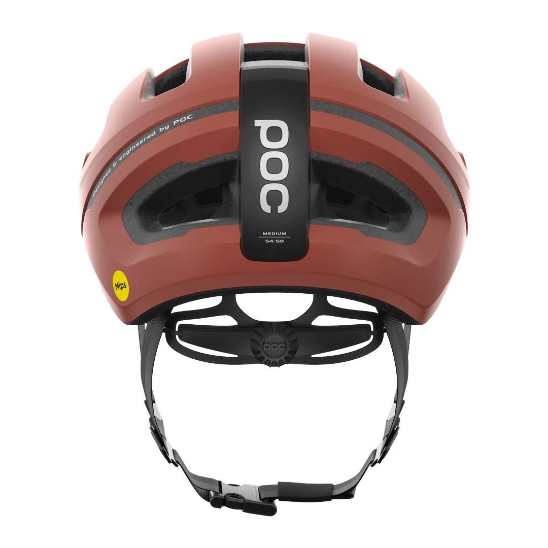 casco POC naranja
