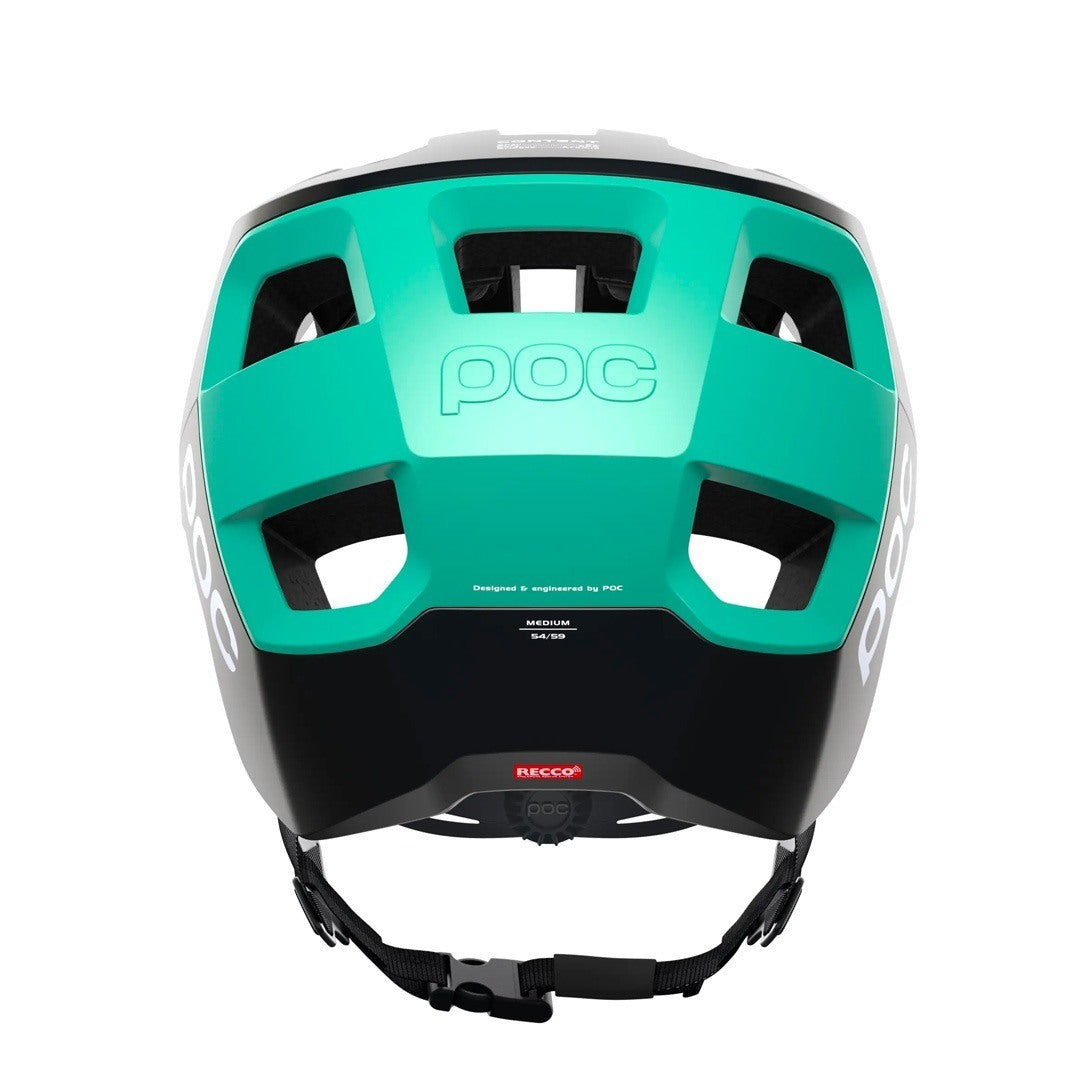 casco POC negro verde