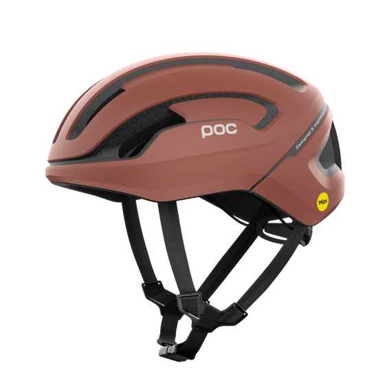 casco POC naranja