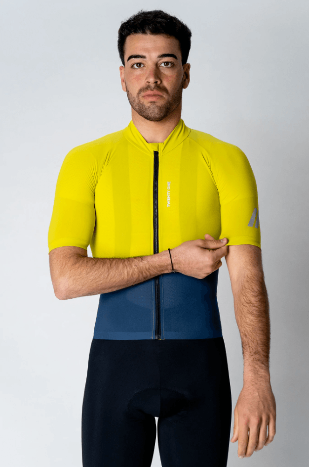 Aerolightweight Jersey Yellow Navy Men´s