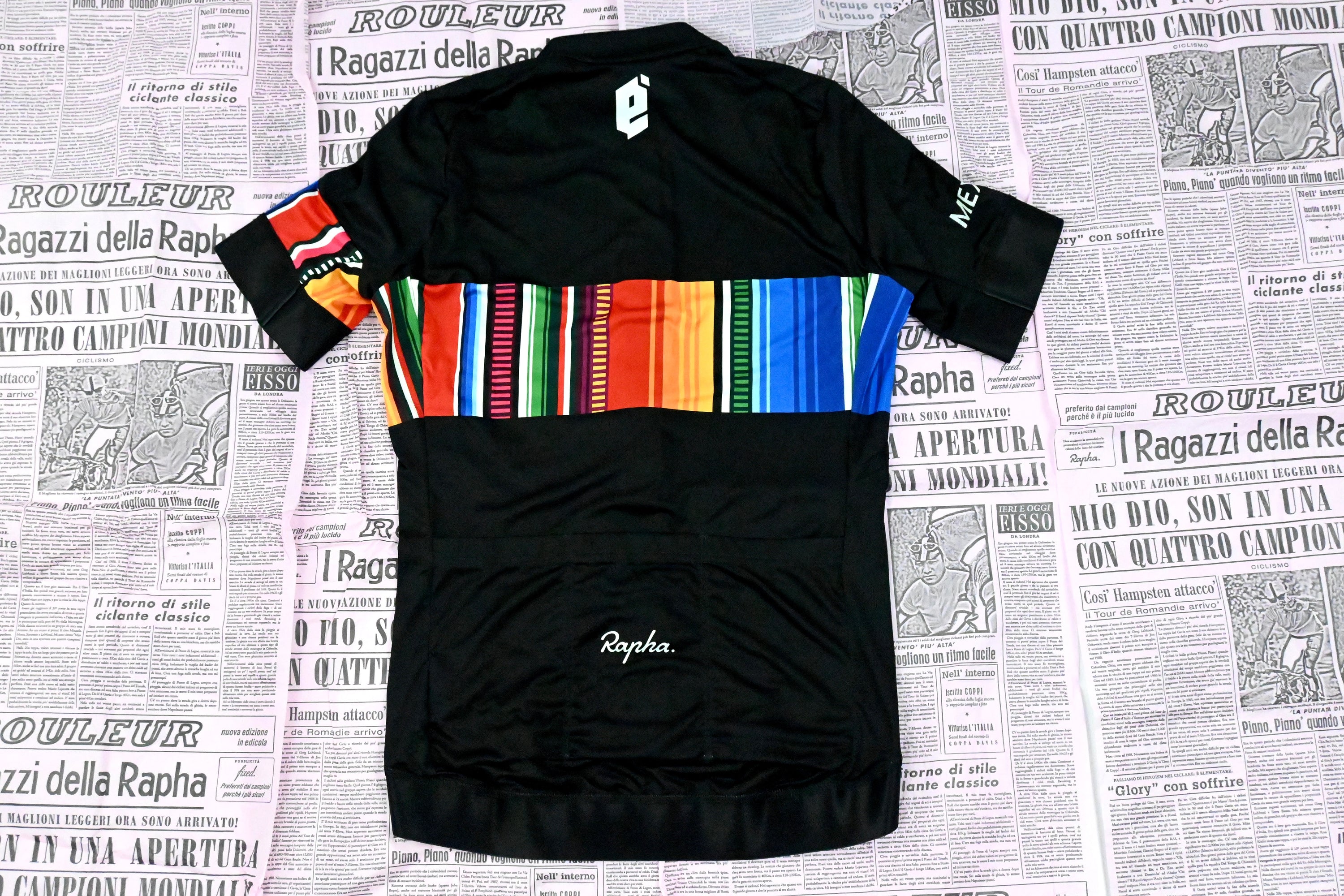 Jersey EDICIÓN FINAL RAPHA PAVÉ NEGRA MUJER