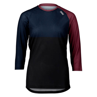 W´s MTB Pure 3/4 Jersey - POC Propylene Red/Turmaline Navy/Uranium Black