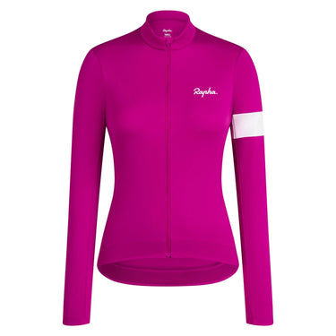 Jersey Rapha Core Térmico Manga Larga Berry